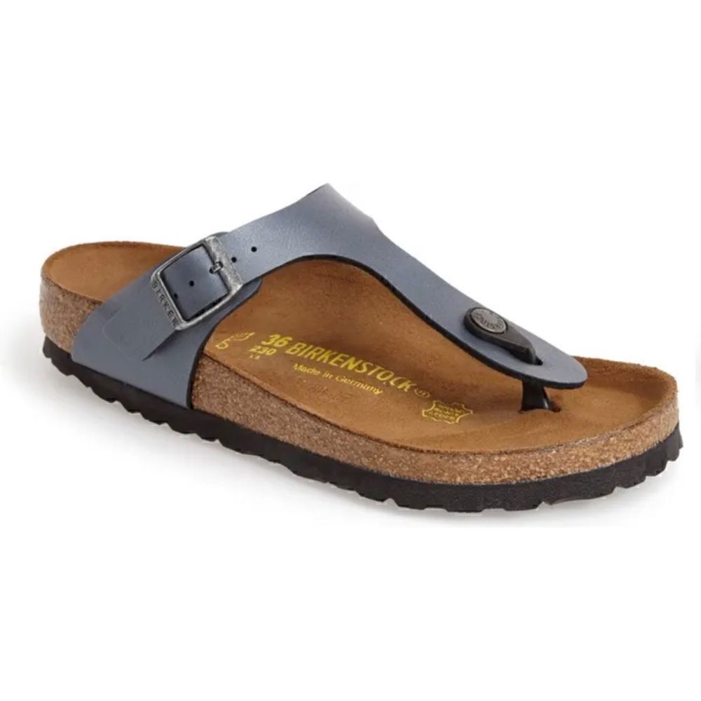 Gizeh Birko-Flor Flip Flop Size 37/7 pristine condition in Onyx 
BIRKENSTOCK